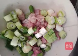 大肉白菜陷蒸饺的做法图解2