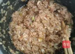 大肉白菜陷蒸饺的做法图解4