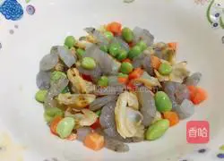 海鲜焖麻食的做法图解1