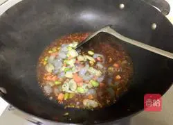 海鲜焖麻食的做法图解7