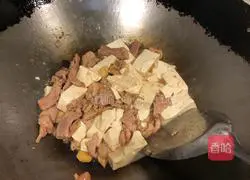 豆腐炒肉丝的做法图解5