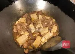 豆腐炒肉丝的做法图解7