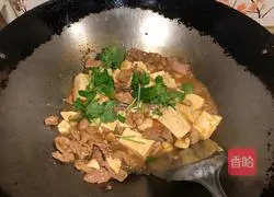 豆腐炒肉丝的做法图解8