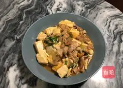 豆腐炒肉丝的做法图解9