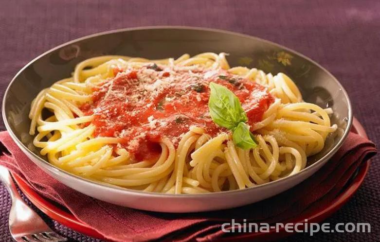 The recipe for authentic spaghetti sauce