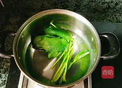 菠菜豆腐鸡蛋羹的做法图解2