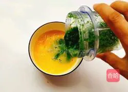 菠菜豆腐鸡蛋羹的做法图解3