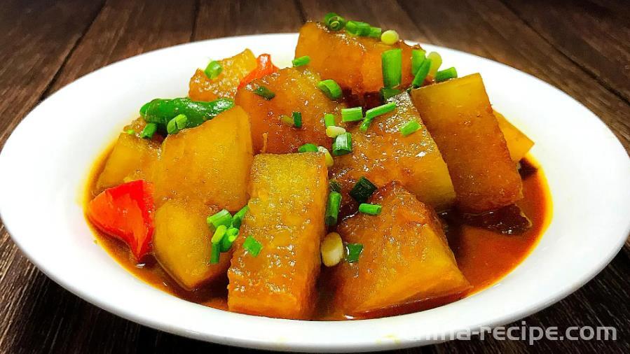 The method of braised winter melon