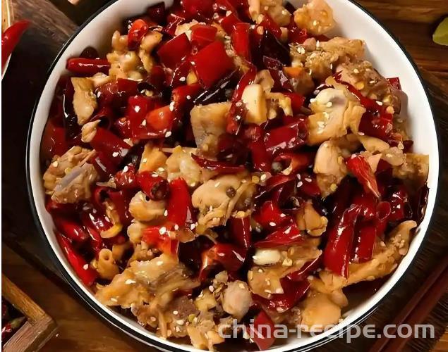 The recipe for spicy chicken