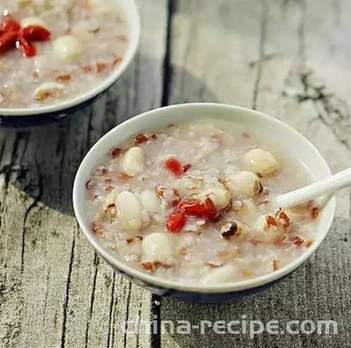 Practice of Congee with Chinese Yam and Lotus Leaf