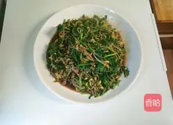 黄豆芽炒韭菜的做法图解4