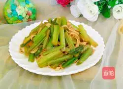 芹菜炒豆皮的做法图解8