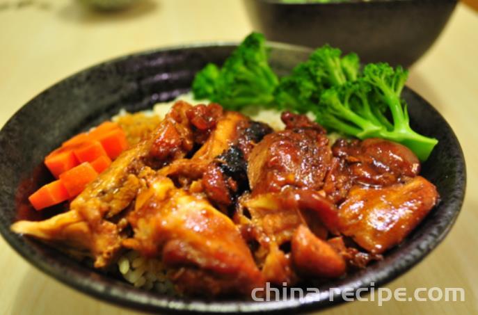 The recipe for burning tender chicken with fuel consumption