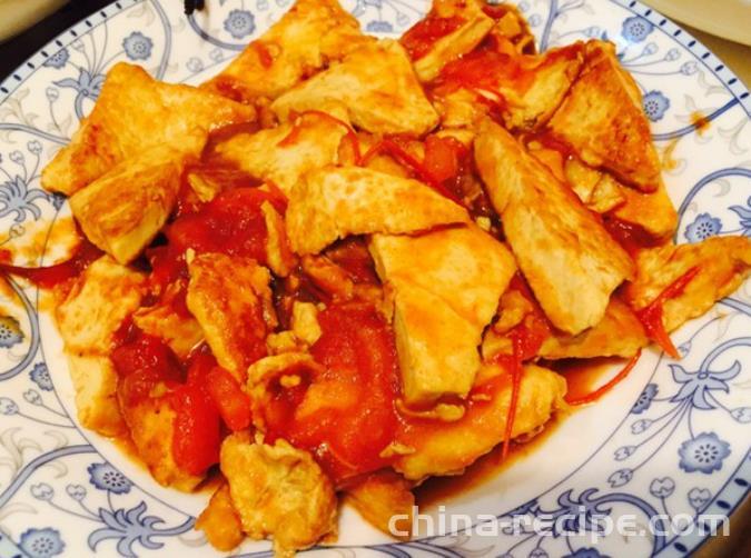 The recipe for tomato braised tofu