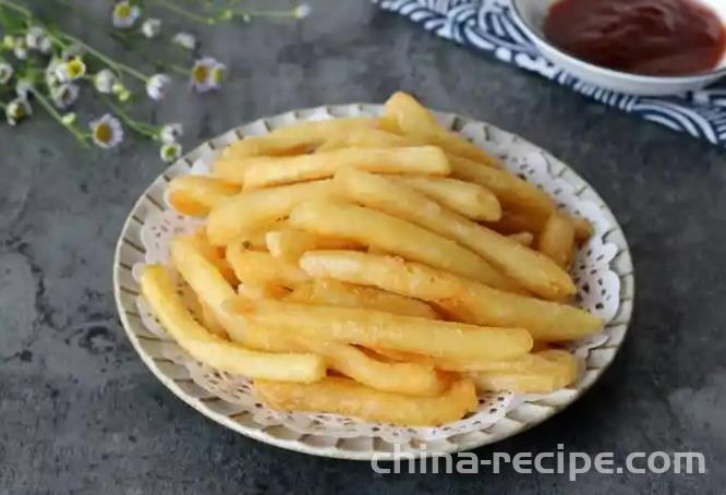 The method of making homemade French fries