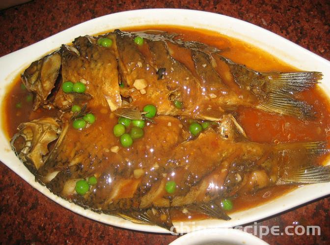 The recipe for husband and wife Douban crucian carp