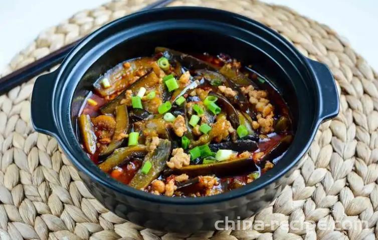 How to Braise Eggplant in Brown Sauce and Little pan rice