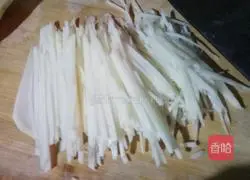 醋溜土豆萝卜丝的做法图解2