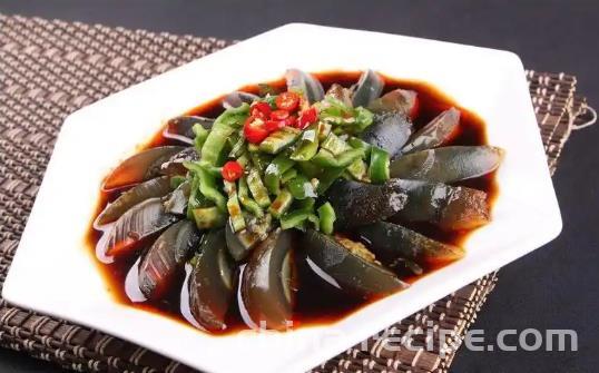 How to make Century egg with fresh pepper