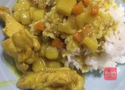 咖喱鸡腿饭的做法图解6