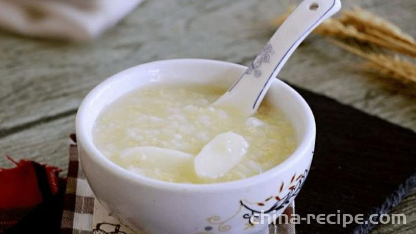 The practice of rice and yam Congee