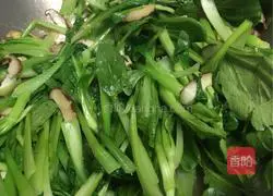 香菇油菜的做法图解7