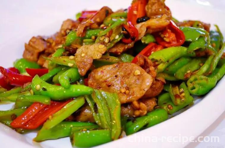 Recipe for Green Pepper Meat Segments