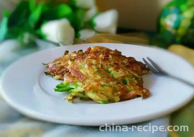 The recipe for making zucchini pancakes