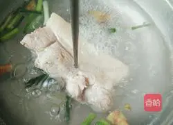 蒜苔炒回锅肉的做法图解4