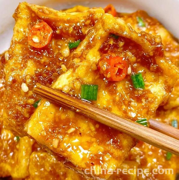 Fried Tofu Sauce Tofu Recipe