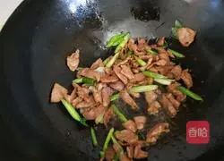 大葱炒肉的做法图解7