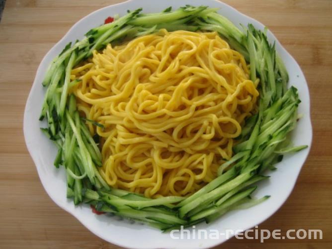 The recipe for pumpkin noodles