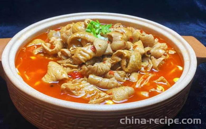 Recipe for Fat Intestine Pork Rib Hot Pot