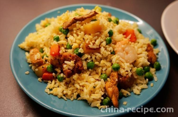 How to mix eggs with chicken chops Fried Rice