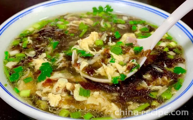 How to make egg flower Seaweed soup