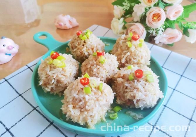 How to make glutinous rice meatballs