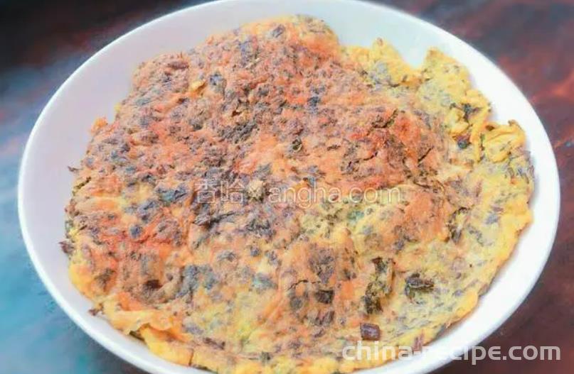 The recipe for salted vegetables and eggs