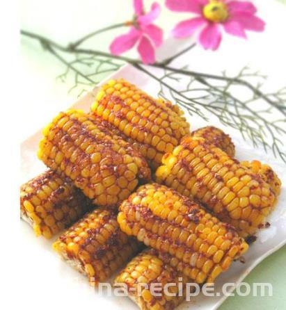 The recipe for spicy corn