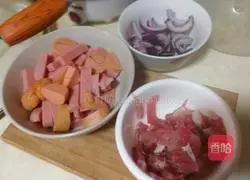 榨菜肉丝盖面的做法图解1