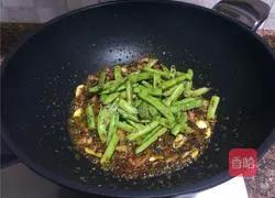 芽菜四季豆的做法图解9