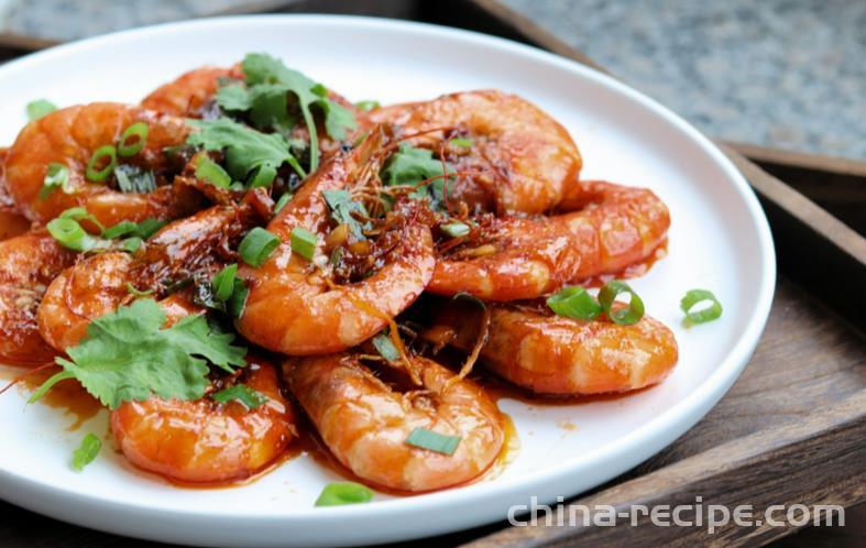 Recipe for Braised Shrimp in Oyster Sauce