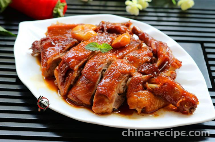 The recipe for the simplified version of three cups of duck