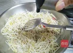 肉沫绿豆芽的做法图解4