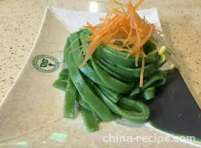 How to make Liangpi of spinach