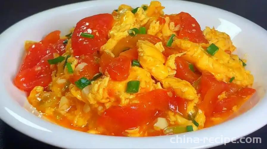 Lazy tomato stir fried egg recipe