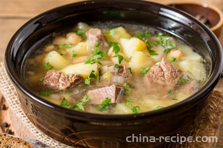 Recipe for Potato Beef Soup