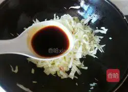 辣炒包菜的做法图解7