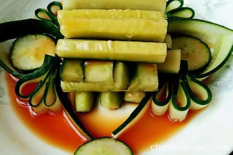 The recipe for cold mixed sweet and sour cucumber