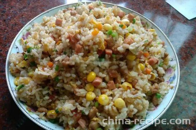 Practice of Five color Fried Rice