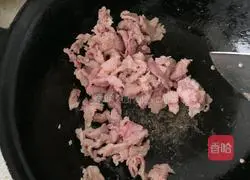 菠萝蜜炒肉的做法图解4